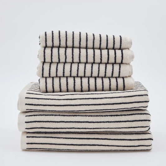 Melika Turkish Cotton Striped Terry Towel