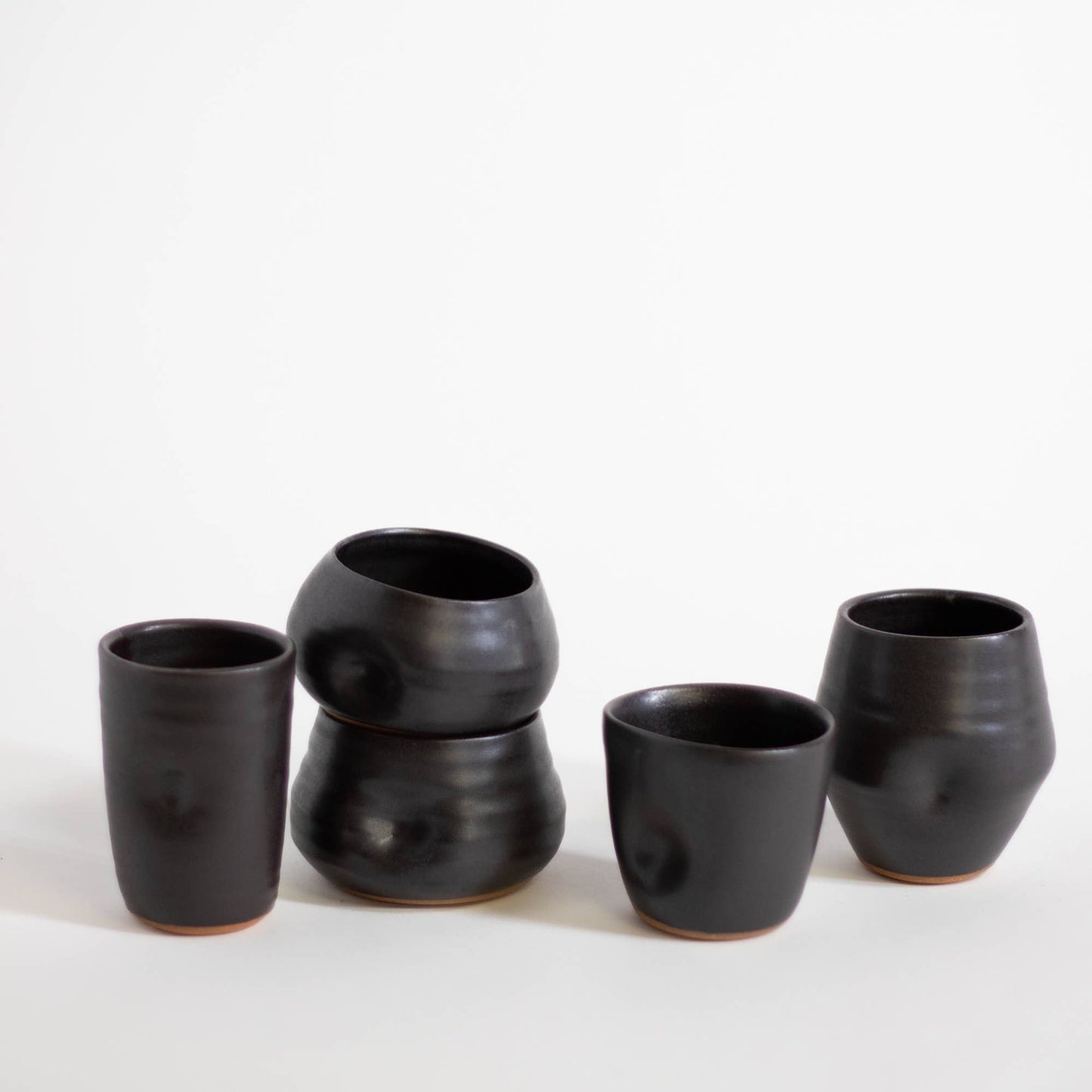 Artist Choice Little Sippers Black Pottery Cup