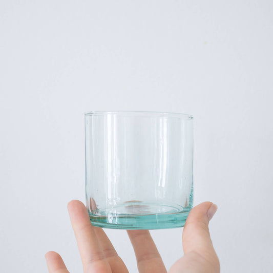 New Shape Recycled Glass Tumblers - Handmade in Morocco Medium