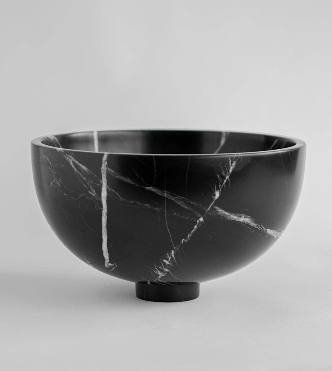 Black Marble Fruit Bowl